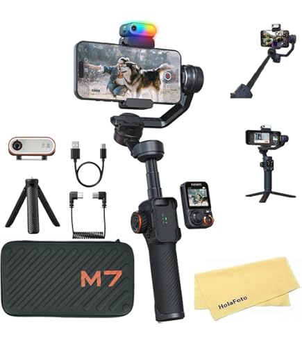 Amazon.co.jp: hohem iSteady M7 ジンバルスタビライザー iPhone用